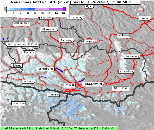 Neuschnee, 12. 2. 2026