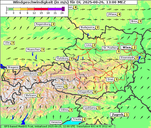 Wind, 26. 8. 2025