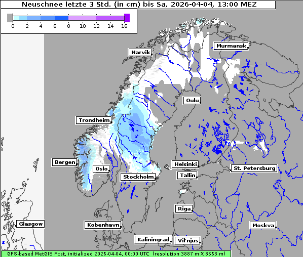 Neuschnee, 4. 4. 2026