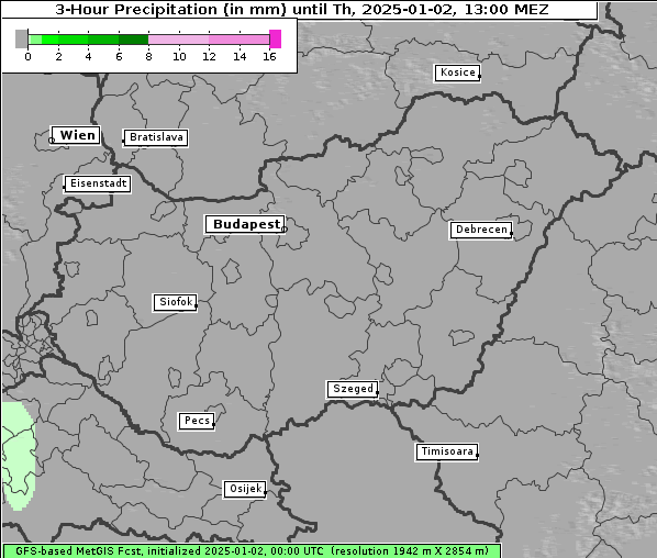 Niederschlag, 2. 1. 2025