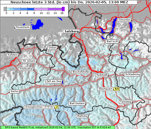 Neuschnee, 5. 2. 2026