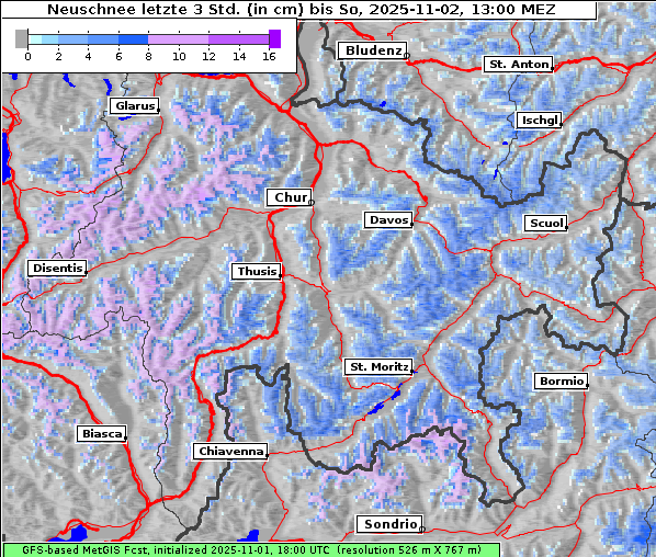 Neuschnee, 2. 11. 2025
