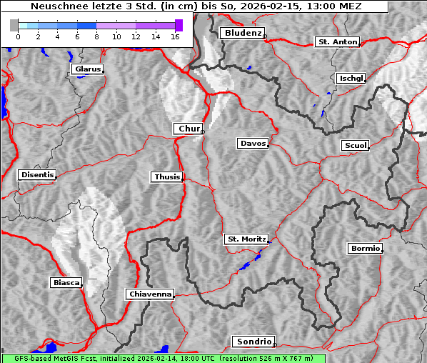 Neuschnee, 15. 2. 2026