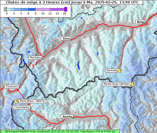 Neuschnee, 25. 2. 2025