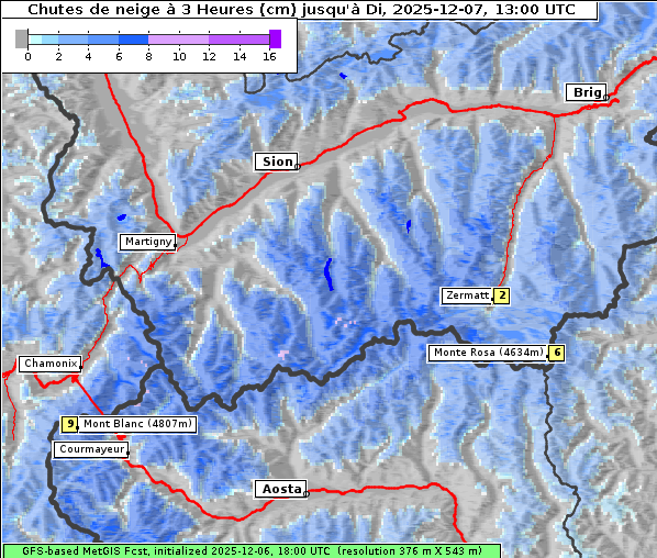 Neuschnee, 7. 12. 2025
