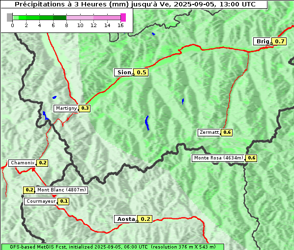 Niederschlag, 5. 9. 2025