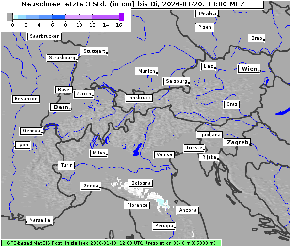 Neuschnee, 20. 1. 2026