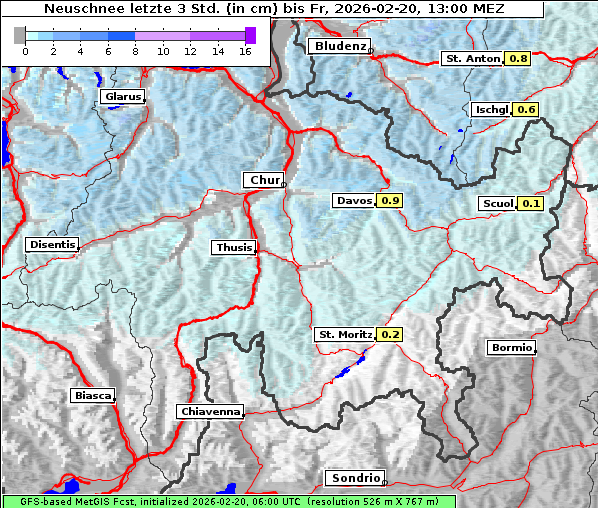 Neuschnee, 20. 2. 2026