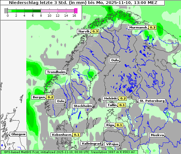 Niederschlag, 10. 11. 2025