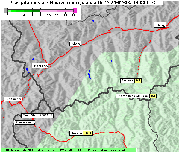 Niederschlag, 8. 2. 2026