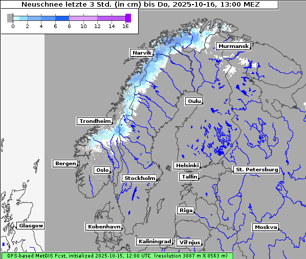 Neuschnee, 16. 10. 2025