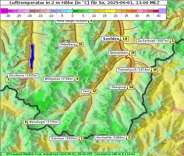 Temperatur, 1. 6. 2025