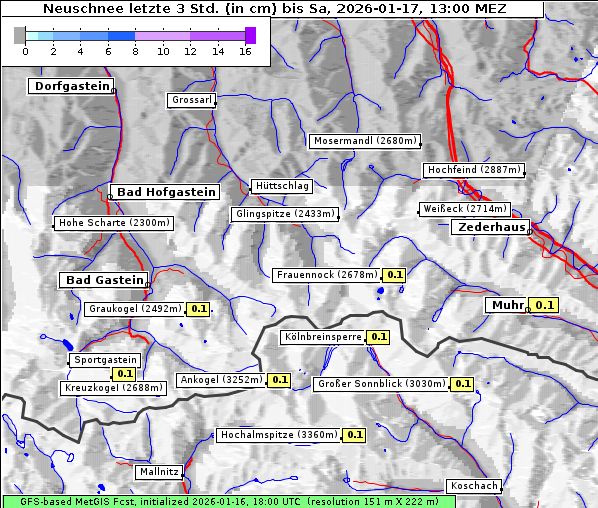 Neuschnee, 17. 1. 2026