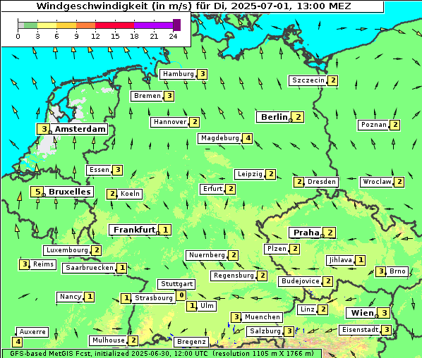 Wind, 1. 7. 2025