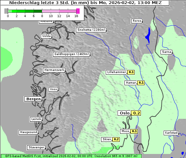 Niederschlag, 2. 2. 2026
