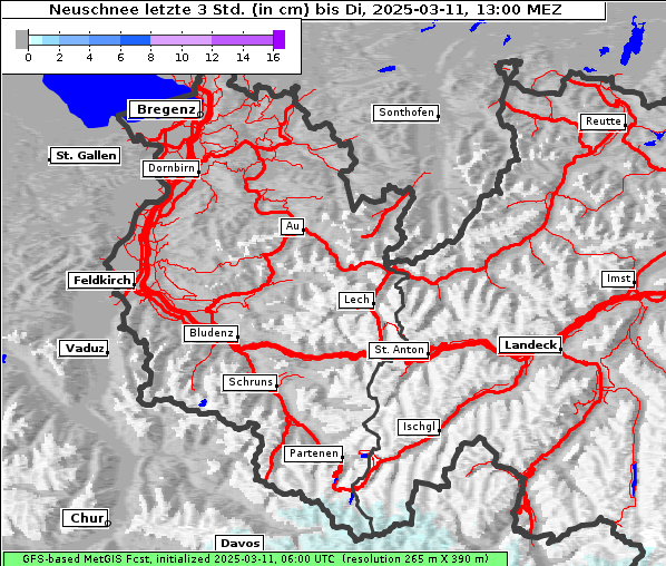 Neuschnee, 11. 3. 2025