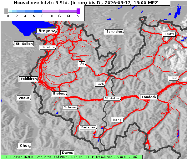 Neuschnee, 17. 3. 2026