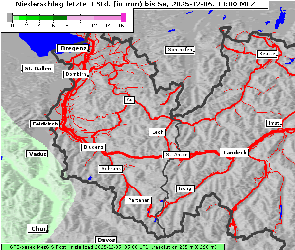 Niederschlag, 6. 12. 2025