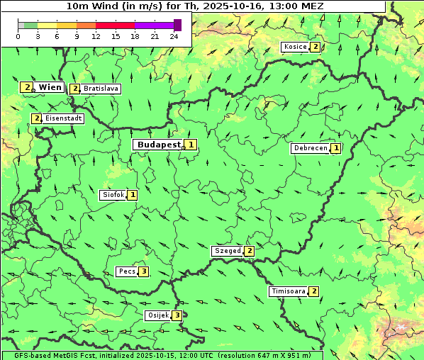 Wind, 16. 10. 2025