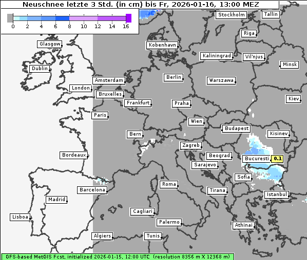 Neuschnee, 16. 1. 2026