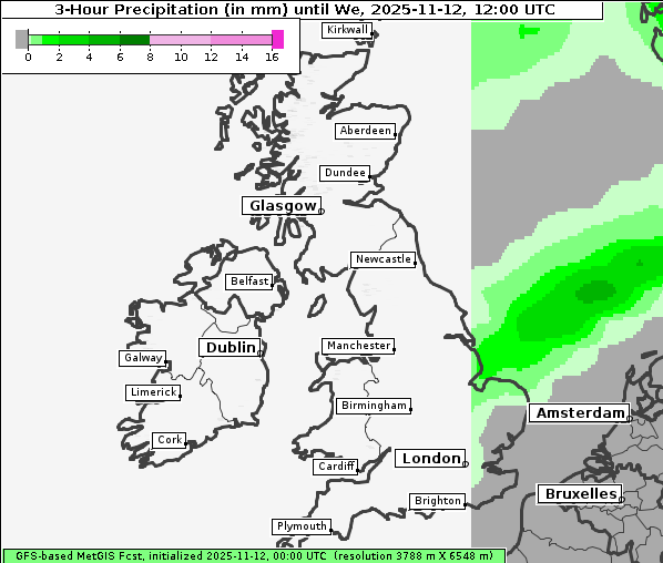 Niederschlag, 12. 11. 2025