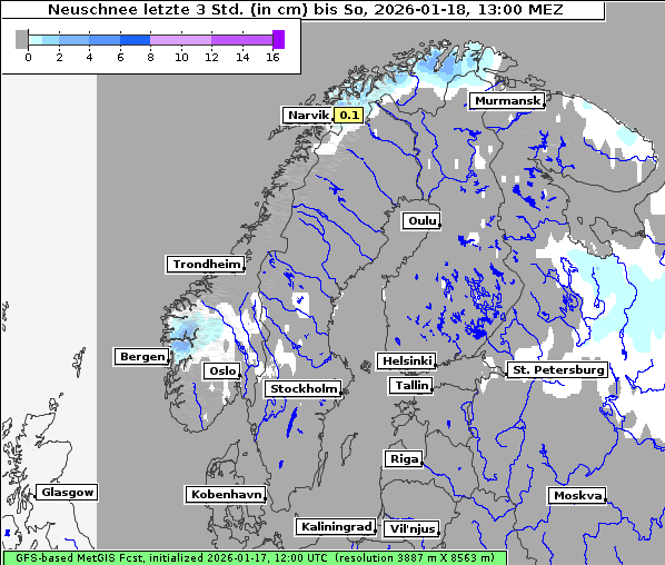 Neuschnee, 18. 1. 2026