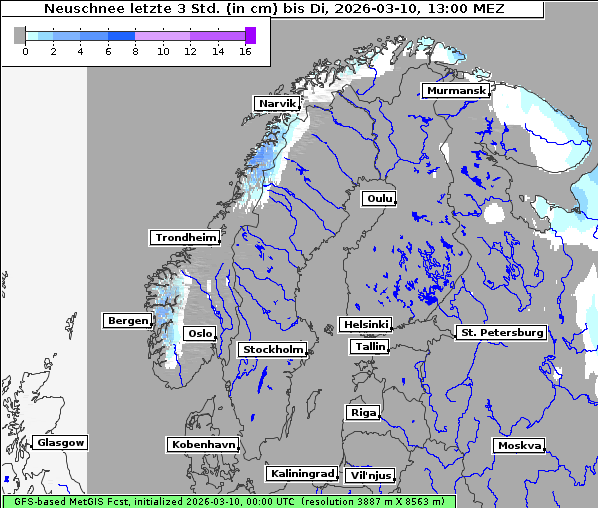 Neuschnee, 10. 3. 2026
