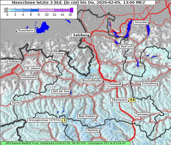 Neuschnee, 5. 2. 2026