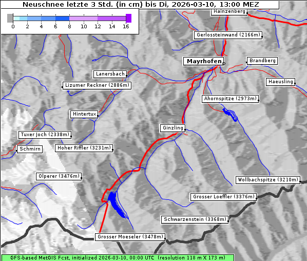 Neuschnee, 10. 3. 2026