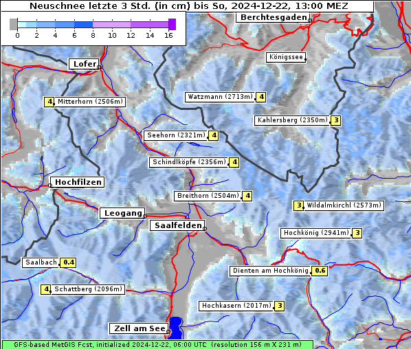 Neuschnee, 22. 12. 2024