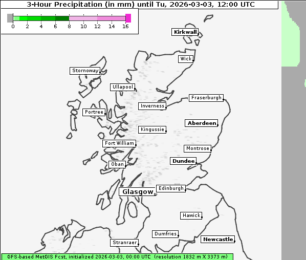 Niederschlag, 3. 3. 2026