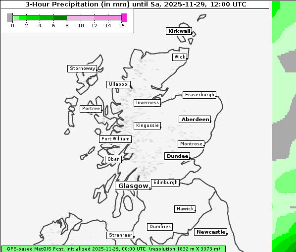 Niederschlag, 29. 11. 2025