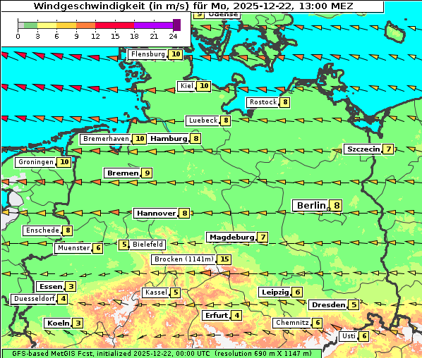 Wind, 22. 12. 2025