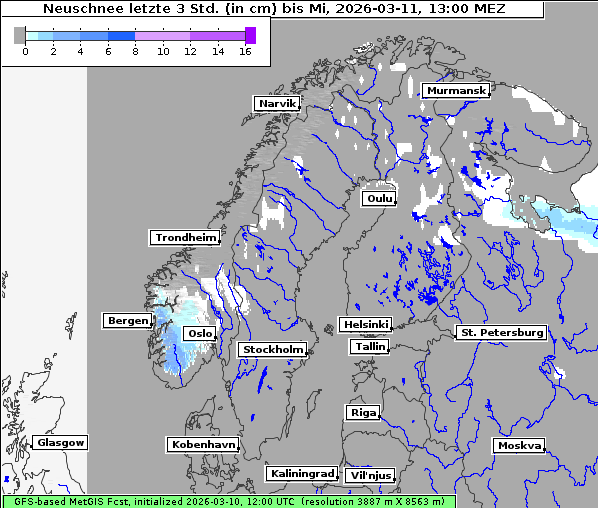Neuschnee, 11. 3. 2026