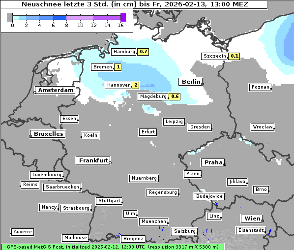 Neuschnee, 13. 2. 2026