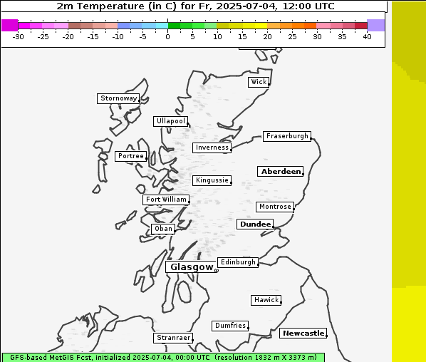 Temperatur, 4. 7. 2025