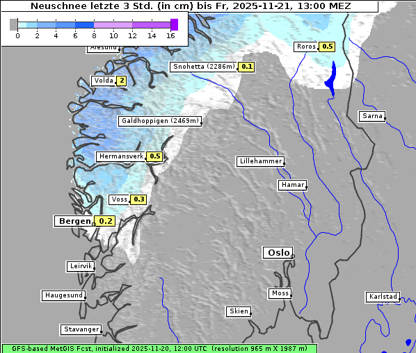 Neuschnee, 21. 11. 2025