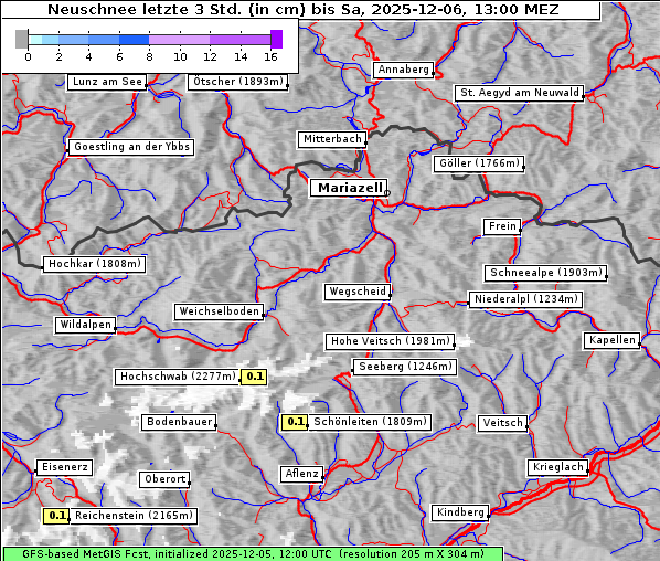 Neuschnee, 6. 12. 2025