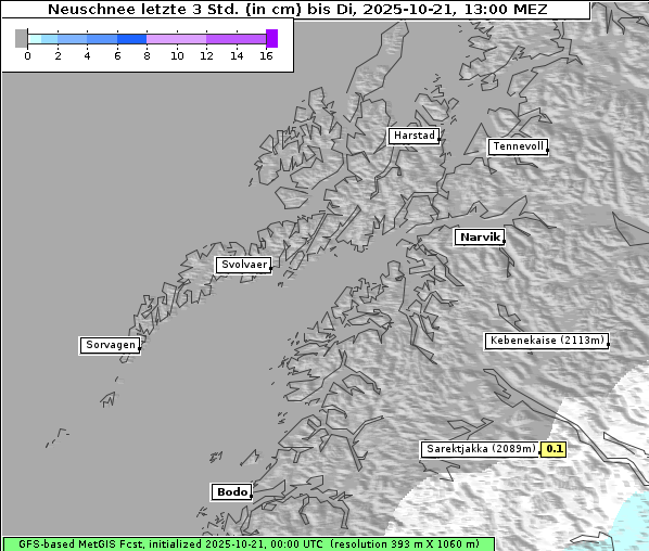Neuschnee, 21. 10. 2025
