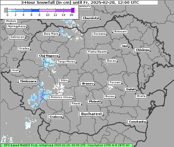 Neuschnee, 28. 2. 2025