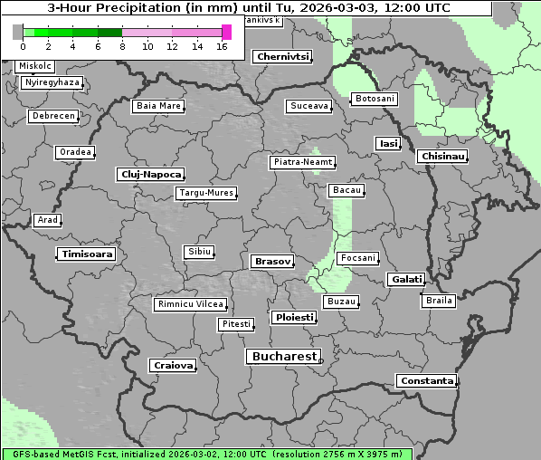 Niederschlag, 3. 3. 2026