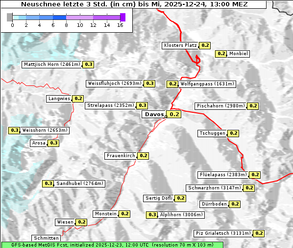 Neuschnee, 24. 12. 2025