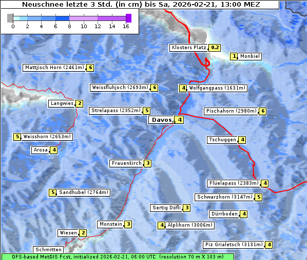 Neuschnee, 21. 2. 2026