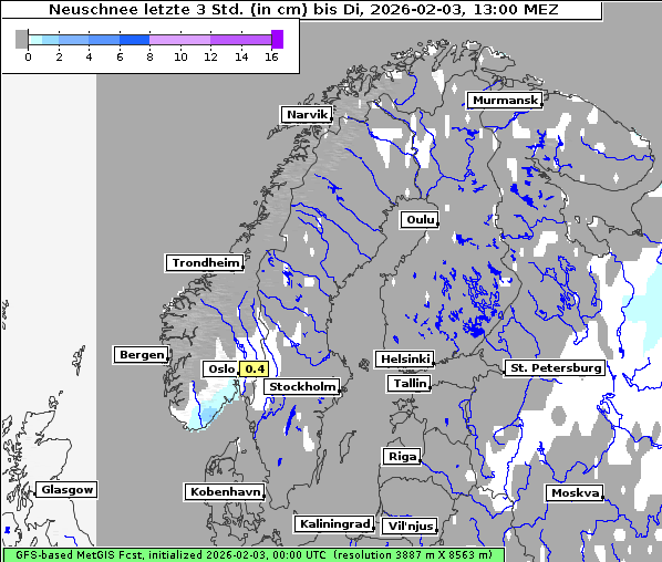 Neuschnee, 3. 2. 2026
