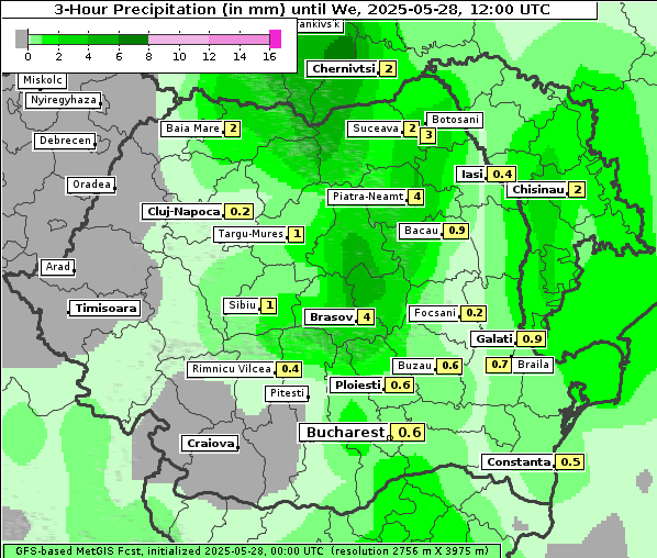 Niederschlag, 28. 5. 2025