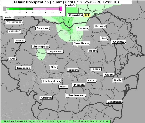 Niederschlag, 19. 9. 2025