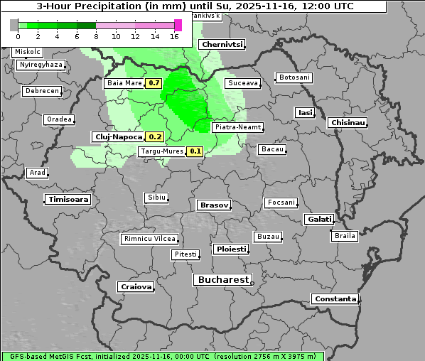 Niederschlag, 16. 11. 2025