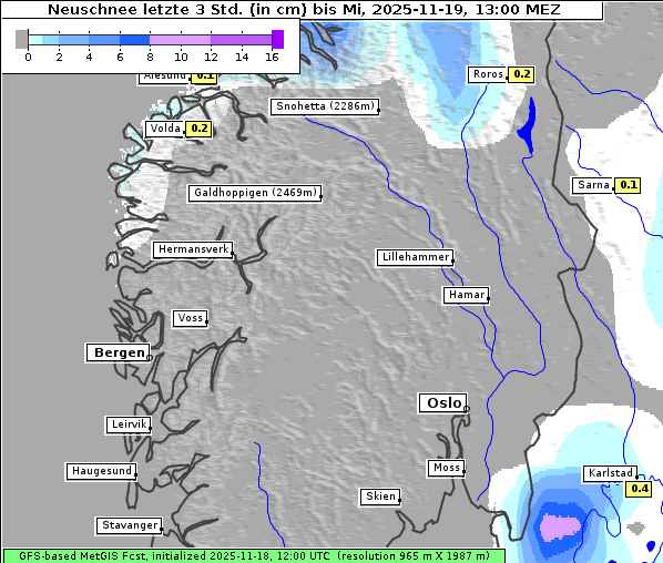 Neuschnee, 19. 11. 2025