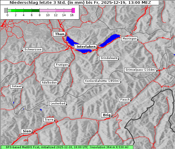 Niederschlag, 19. 12. 2025