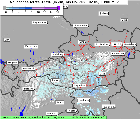 Neuschnee, 5. 2. 2026
